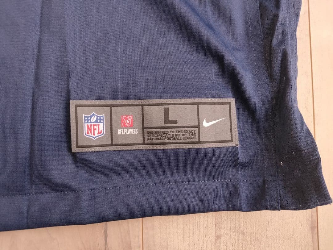 L 新品 NIKE×NFL New England Patriots ジャージ