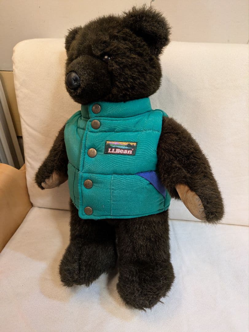 llbean teddy bear コラボ　ぬいぐるみ　ダウンベストベア 90s