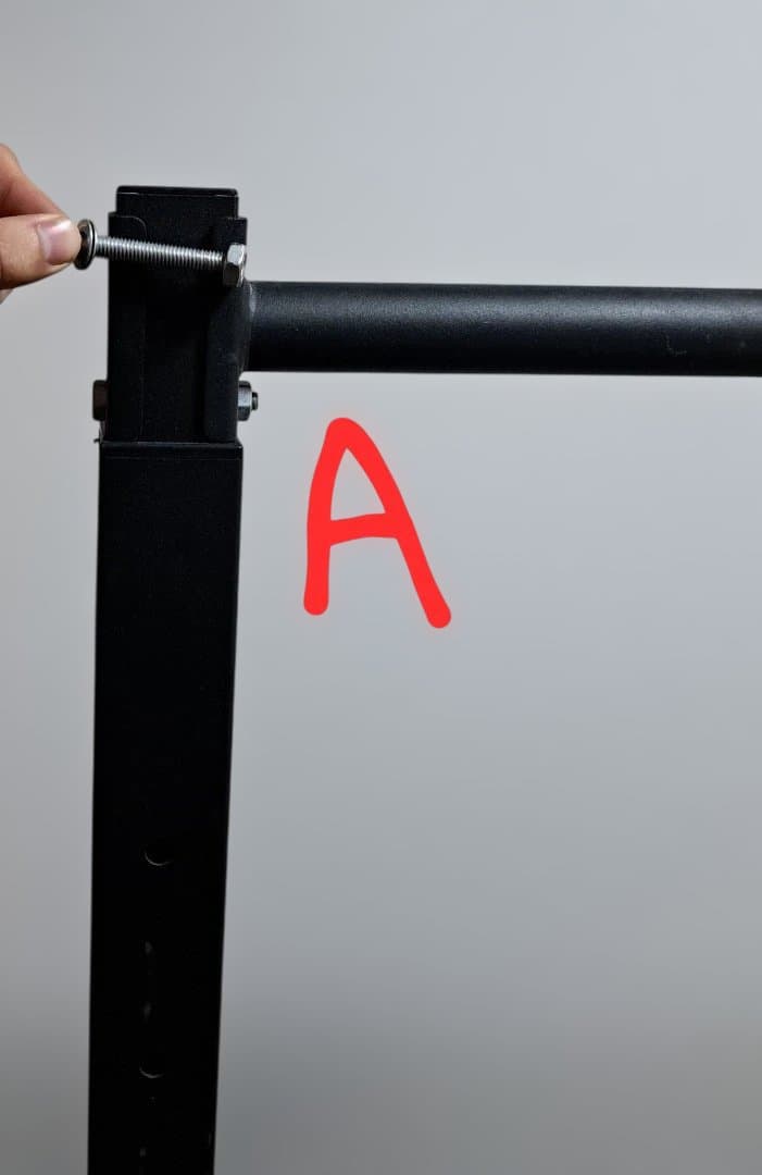 パワーラック　バーベルシャフト・ストッパー・トレーニングベルト付