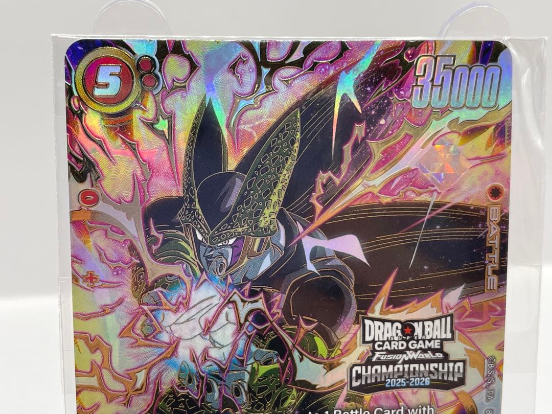 希少 英語版 セル プロモ ドラゴンボール フュージョンワールド 新品未開封