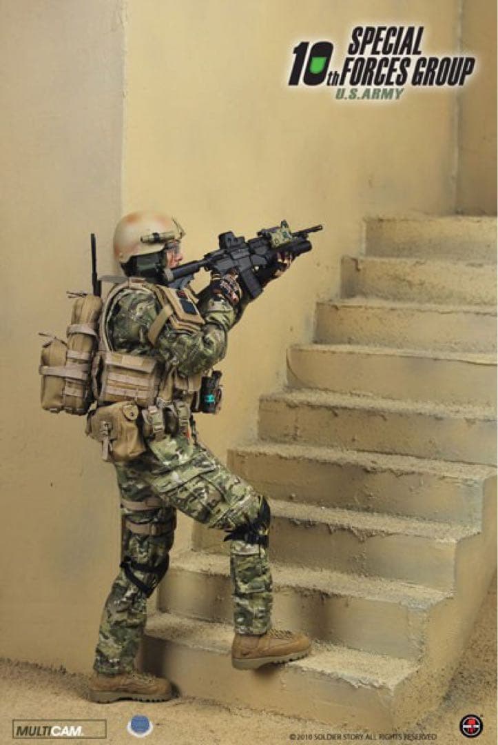 １／6 ミリタリー　フィギュア　soldier story 兵士　装備　銃　軍人