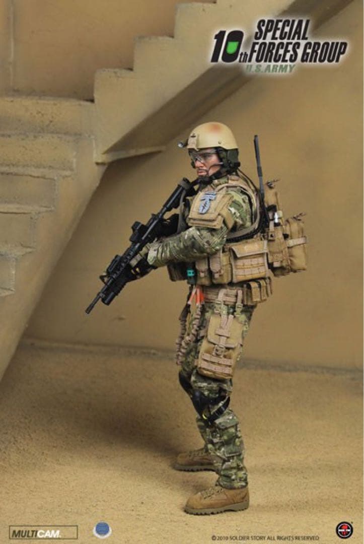 １／6 ミリタリー　フィギュア　soldier story 兵士　装備　銃　軍人