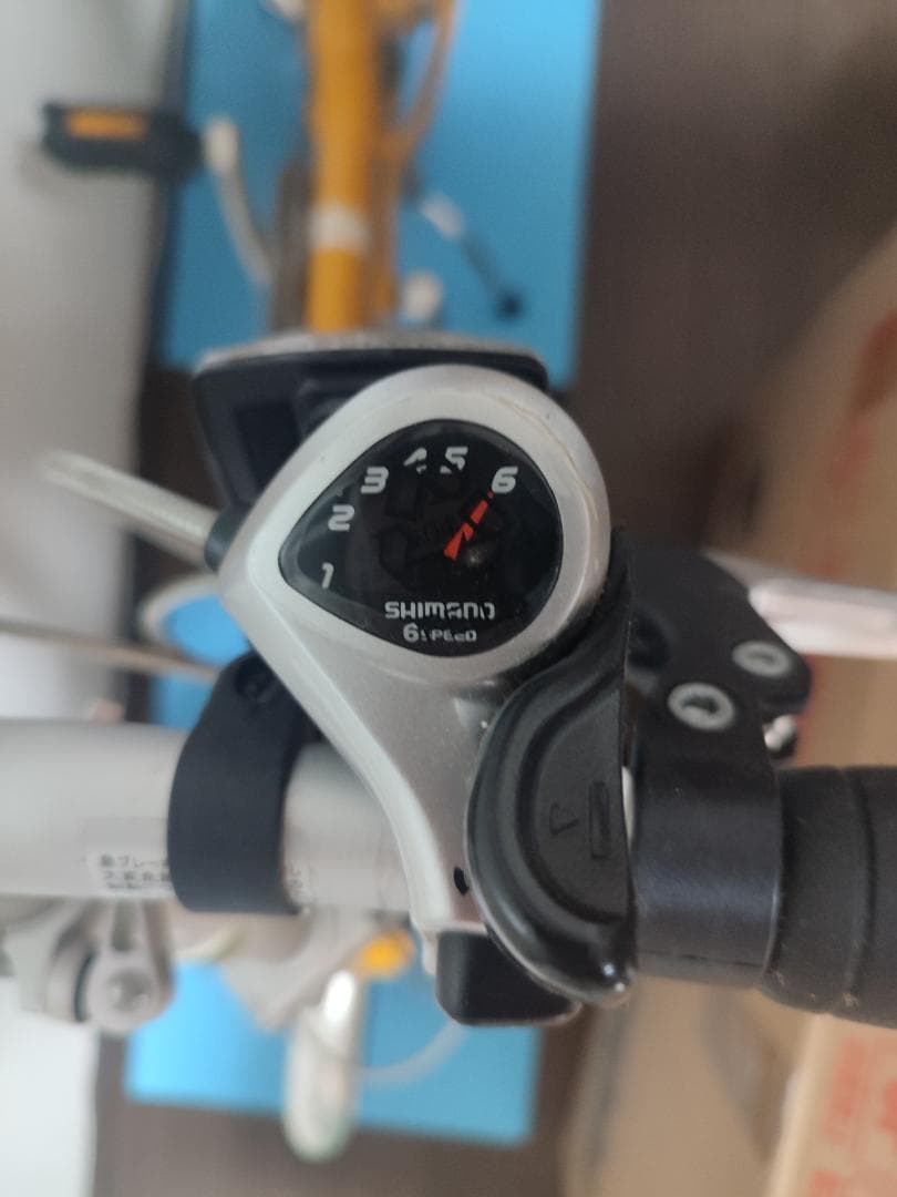 稼働確認済　14インチ6段変則ギアつき折り畳み式自転車