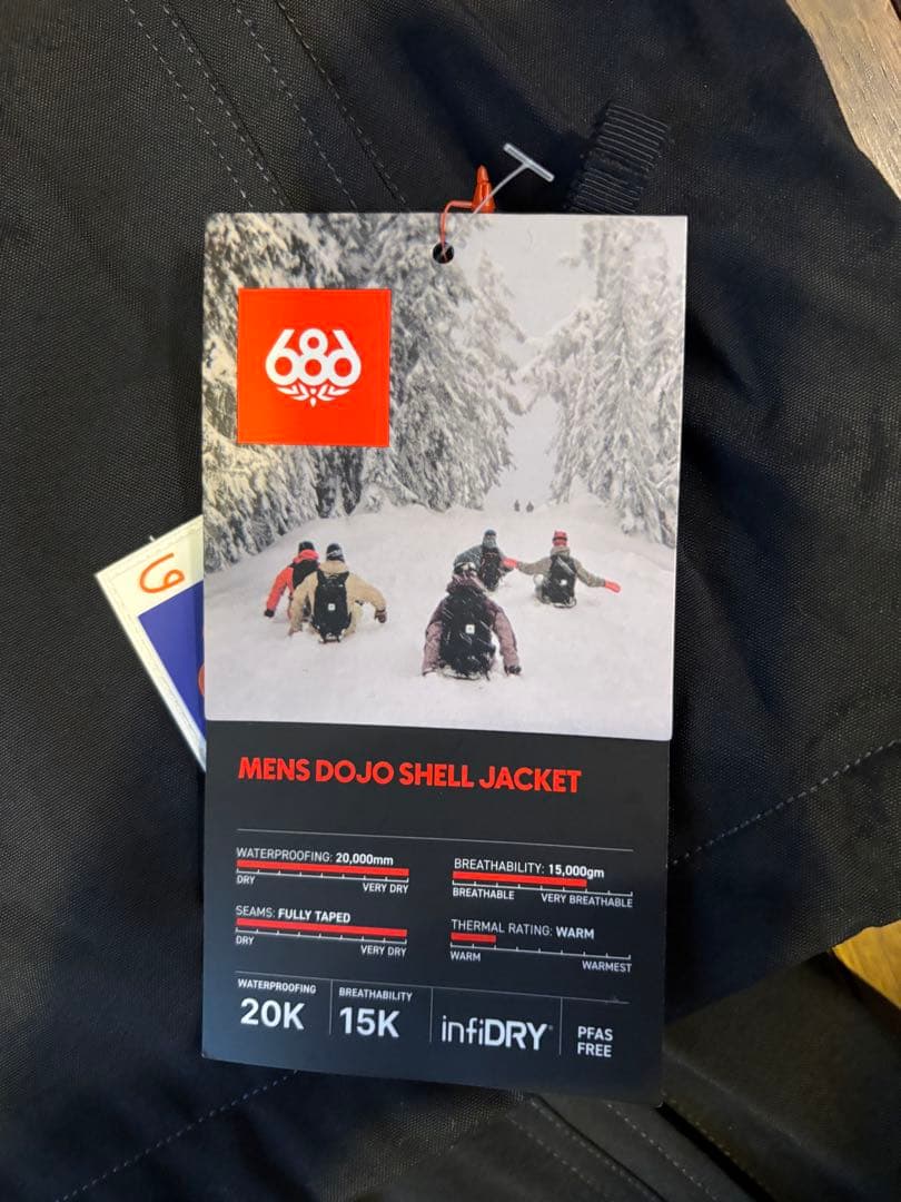 686 DOJO SHELL JACKET SHELL PANT 上下　セット