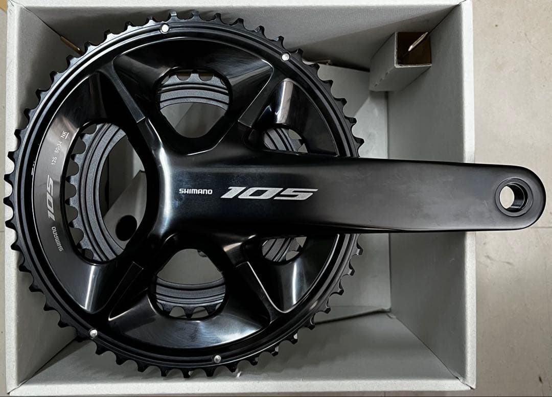 未使用 完成車外し シマノ 105 クランク FC-R7100
