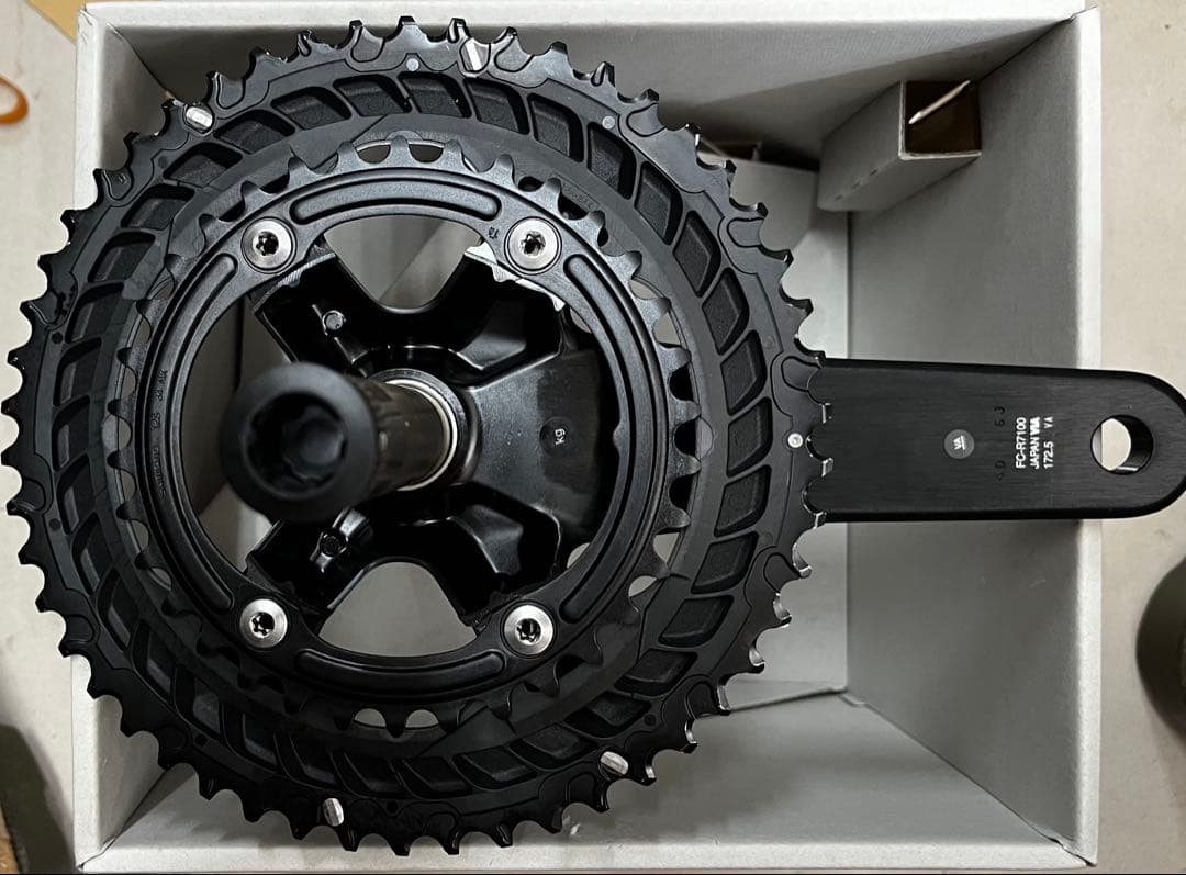 未使用 完成車外し シマノ 105 クランク FC-R7100