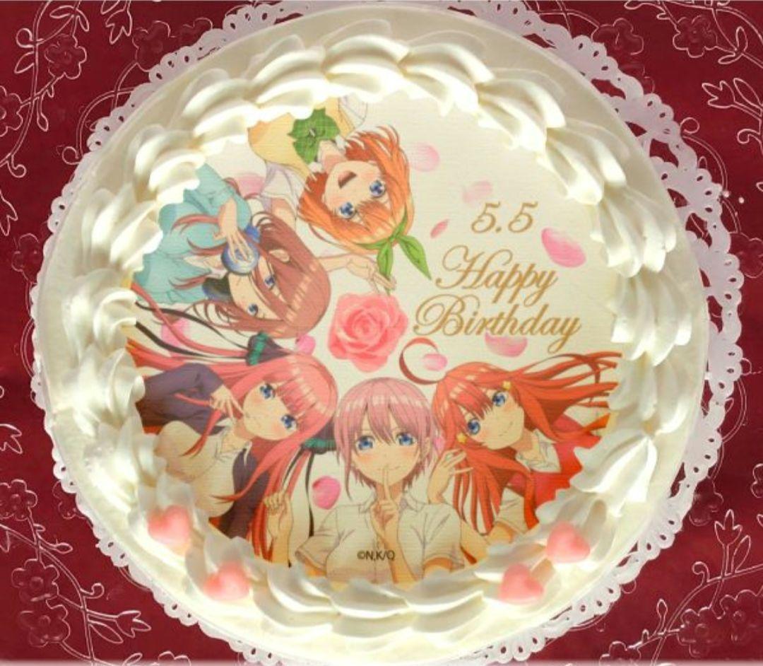 五等分の花嫁 缶バッジ プリロール 誕生日 中野五月