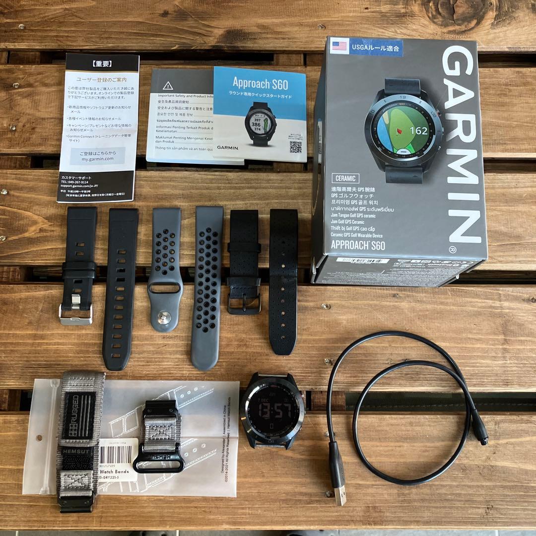GARMIN Approach S60 GPSゴルフウォッチ