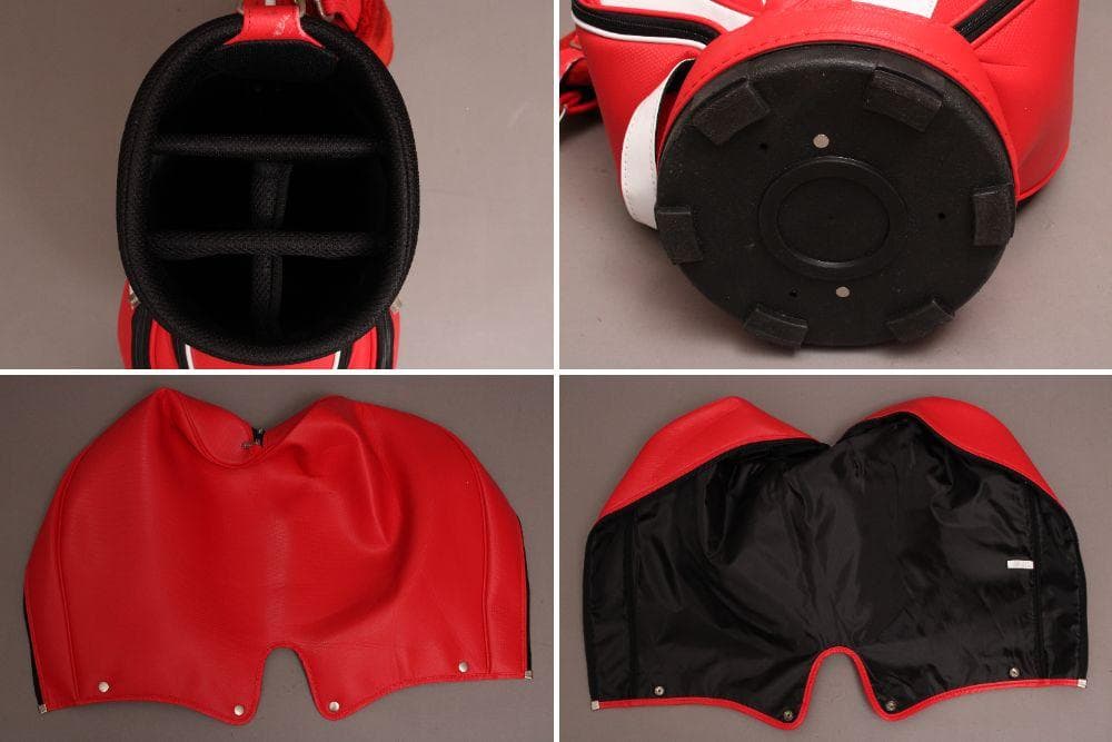 良品 スリクソン SRIXON キャディバッグ《8.5型》カート 5分割 レッド