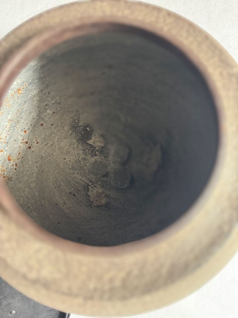 【茶道具】田口釜 茶釜 釜鐶付き