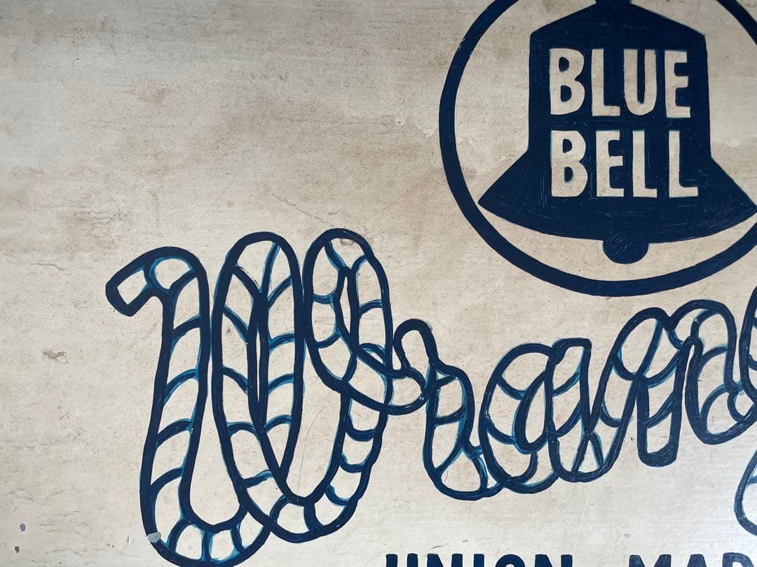 Wrangler ラングラー　Blue Bell ヴィンテージ　看板　リーバイス