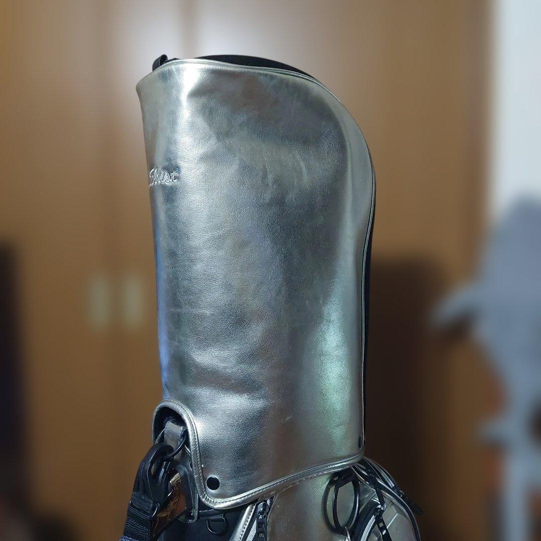 タイトリスト限定キャディバッグ CB111 9.5型 シルバーキャディバッグ