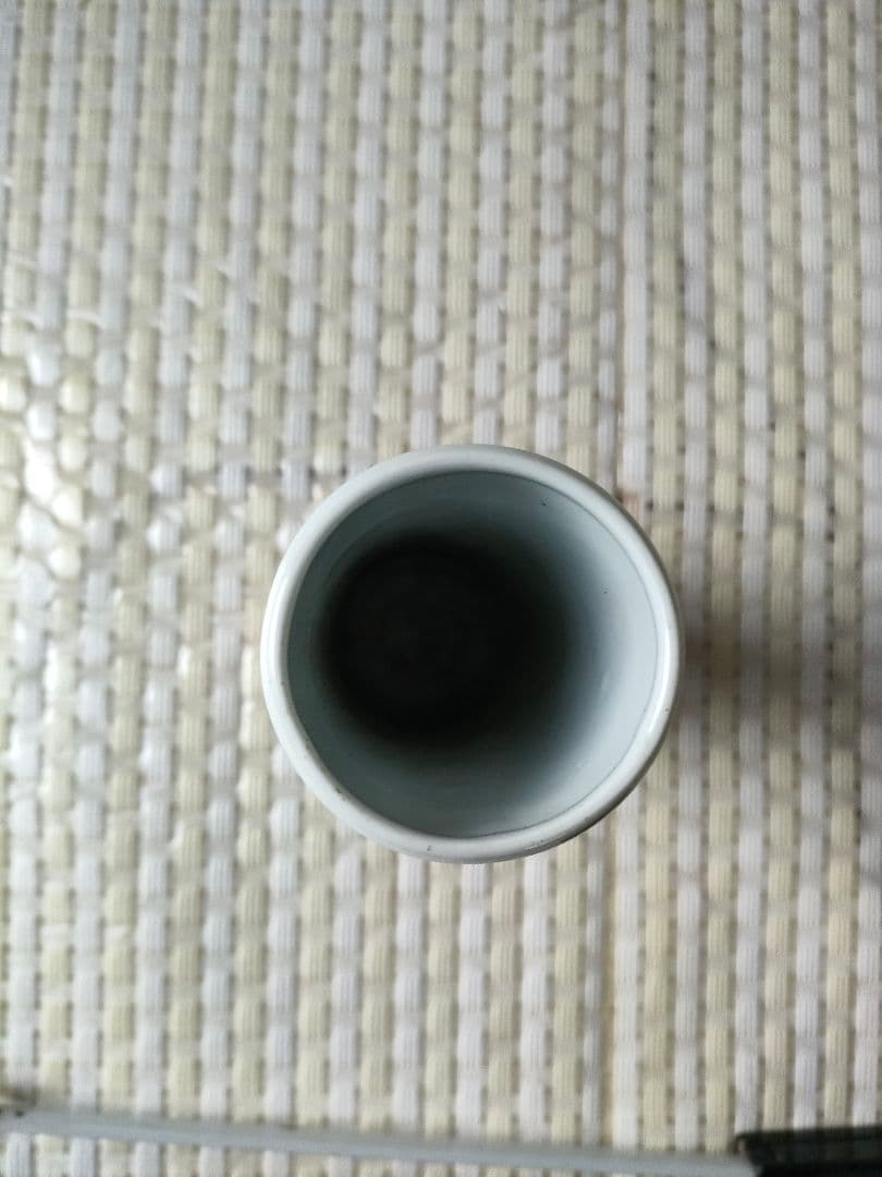 ●中国美術 人物文 陶磁 筆筒 朱印款 古陶磁 景徳鎮風 文人図古美術花器書道具