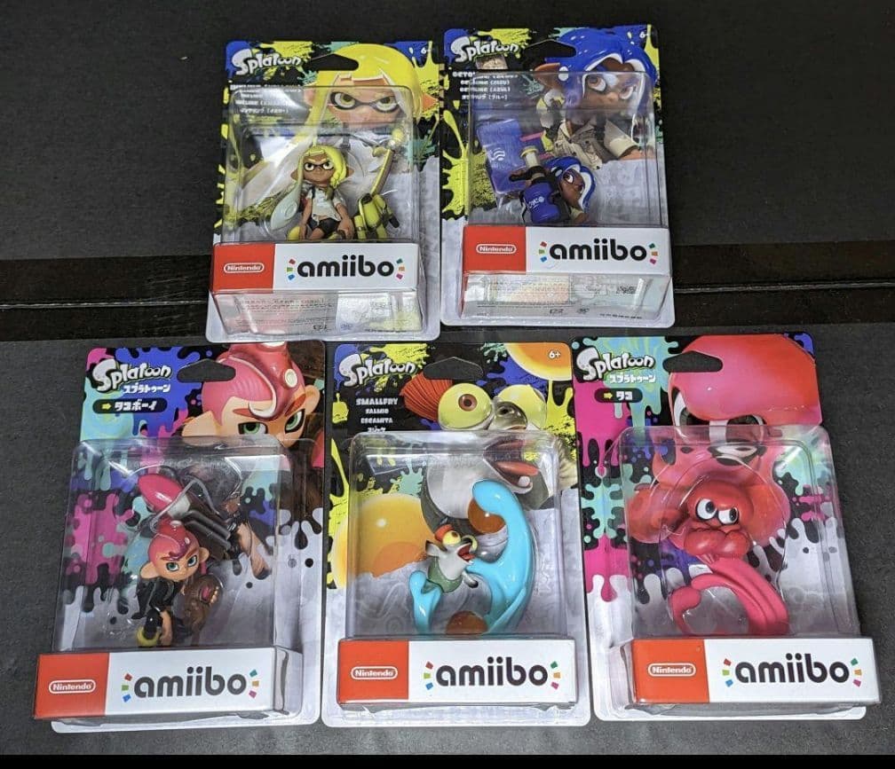 スプラトゥーン3 amiibo タコ タコボーイ コジャケ イエロー ブルー
