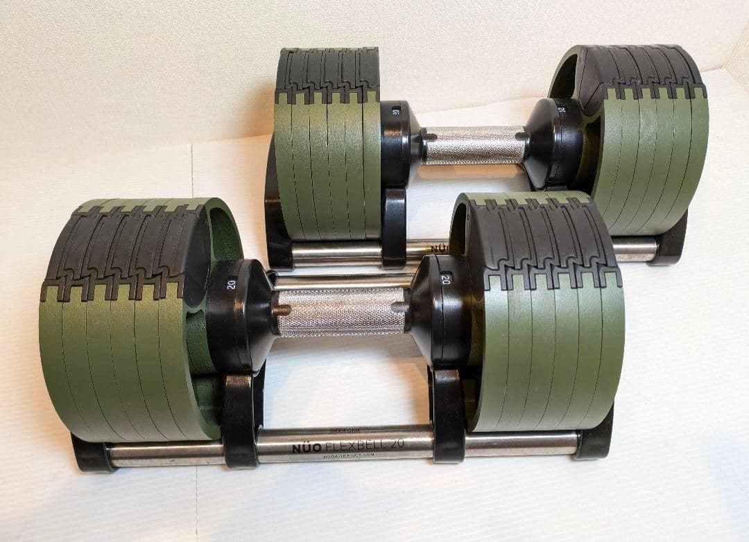 【ちぶ】フレックスベル 可変式 20kg 4kg刻み アーミーグリーン②