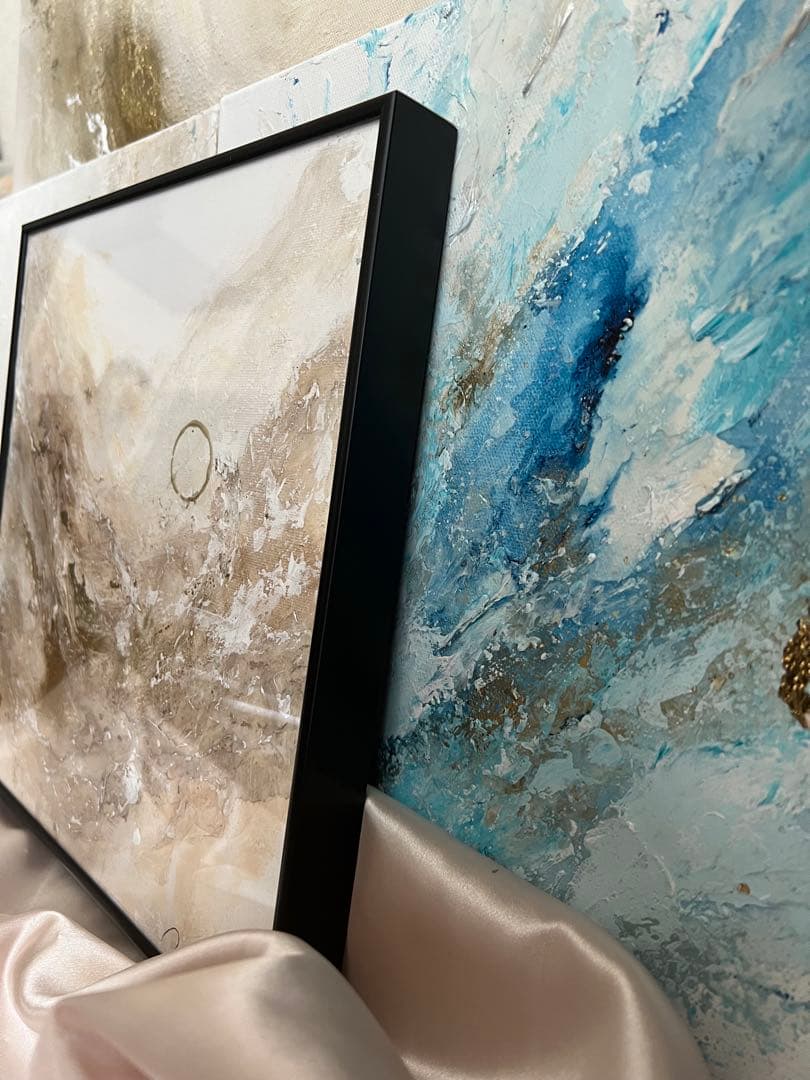 原画/額装済み/和風/禅/絵画/アート/抽象画/ニュアンス/モダン/ホテル/内装