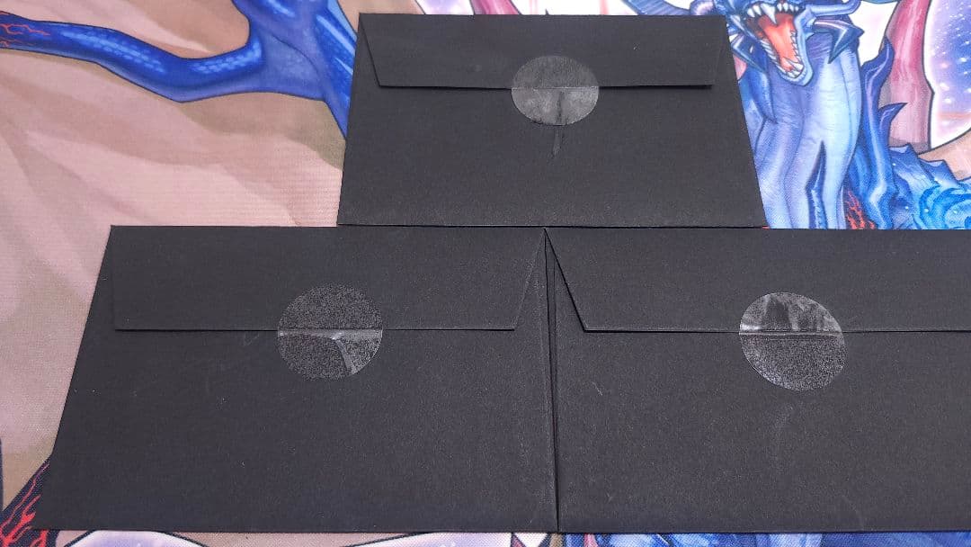 遊戯王 WCS2018 赤封筒 3枚セット 封筒のみ 青眼 ブラックマジシャン