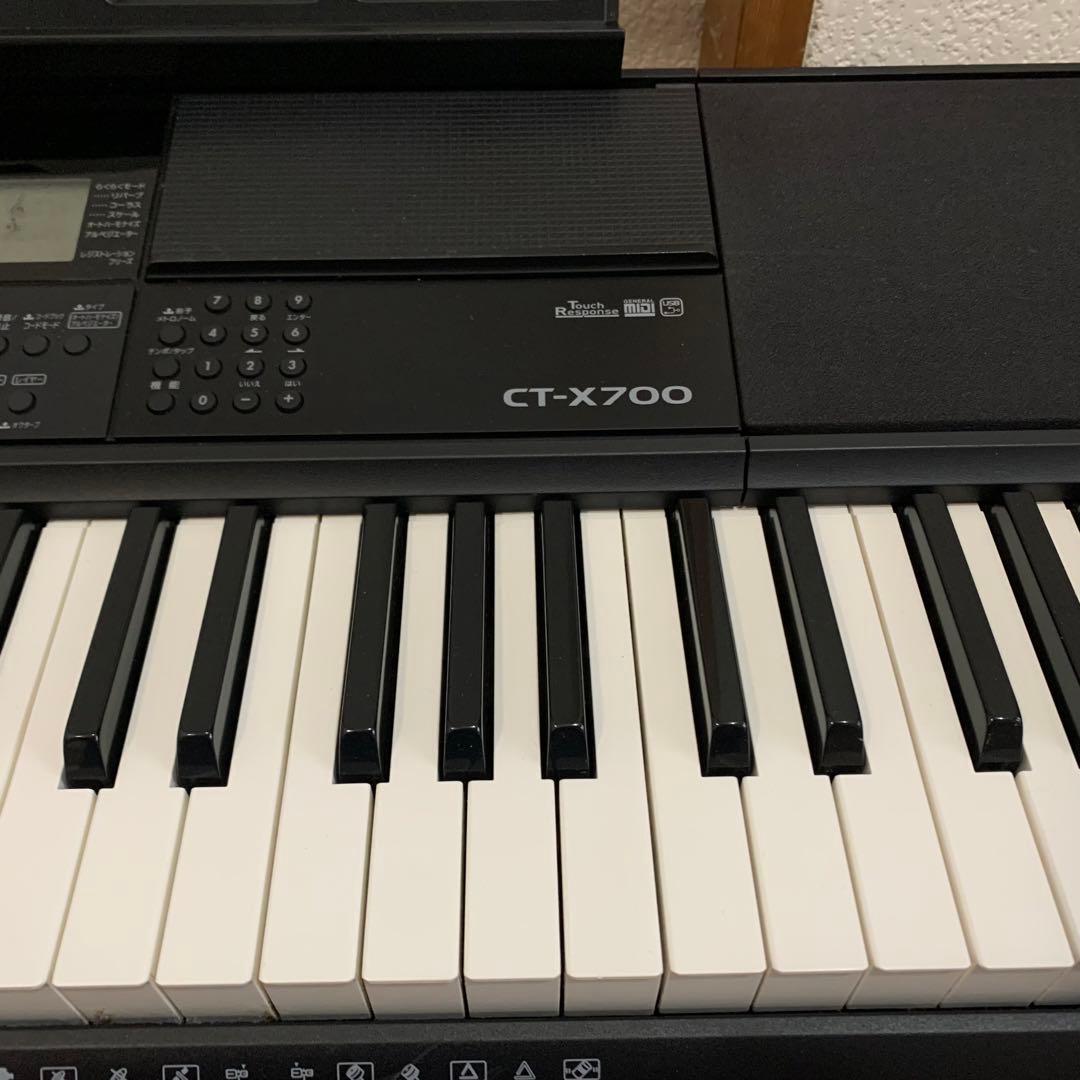CASIO CT-X700 電子キーボード 61鍵 ペダル付き
