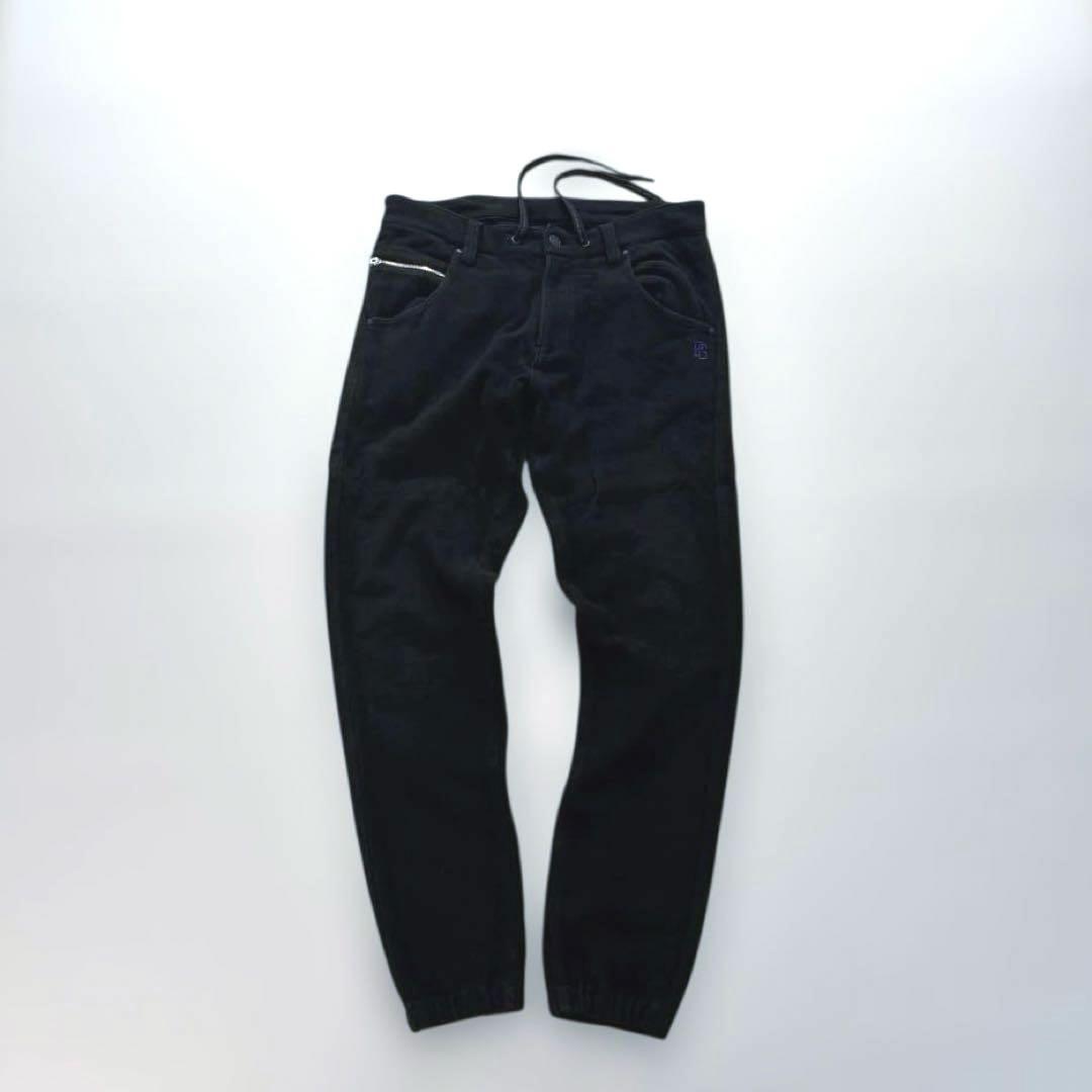 パーリーゲイツ　ジョガーパンツ　ウエストコード　スウェット　ブラック　4/M