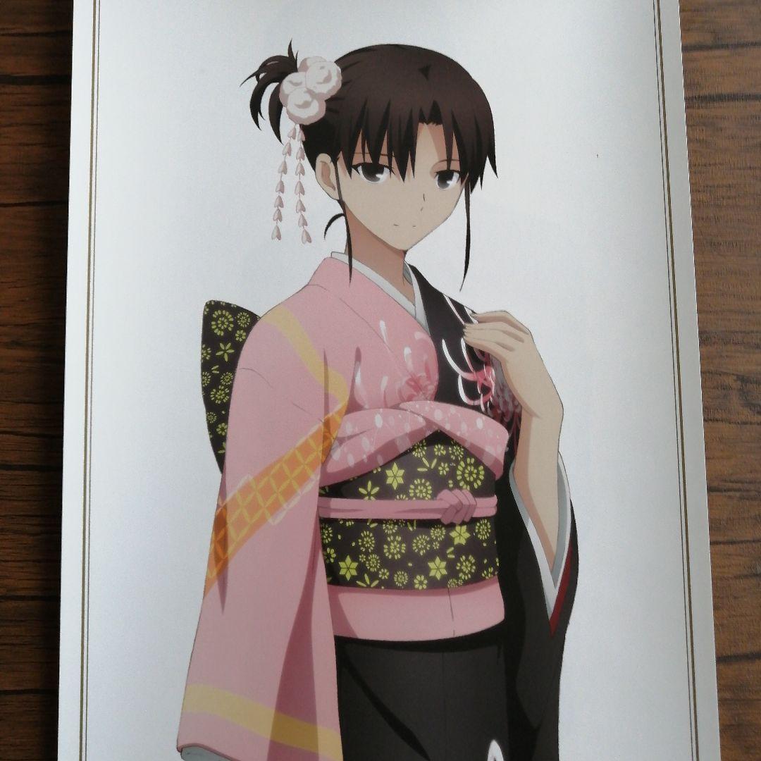 空の境界 未来福音 両儀式 黒桐幹也　ドレスアップ ポスター 2枚組