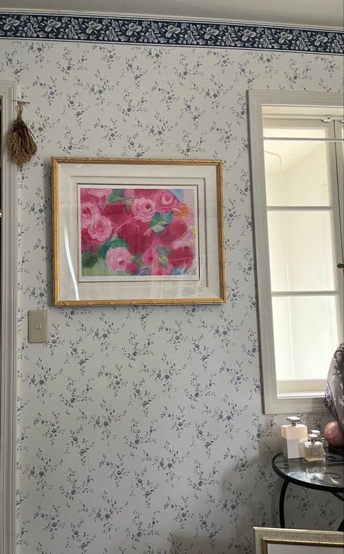 額入り版画　66×56 ジニー・キム　限定55枚　サイン、ED、証明書付　大きめ