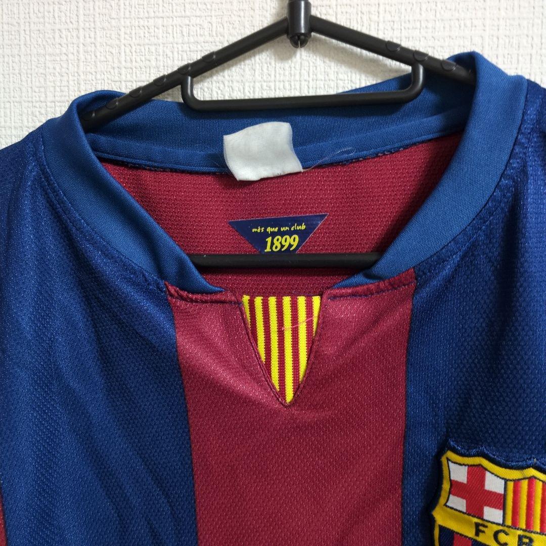 バルセロナ　メッシ　ユニフォーム　バルサ　半袖　サッカーシャツ