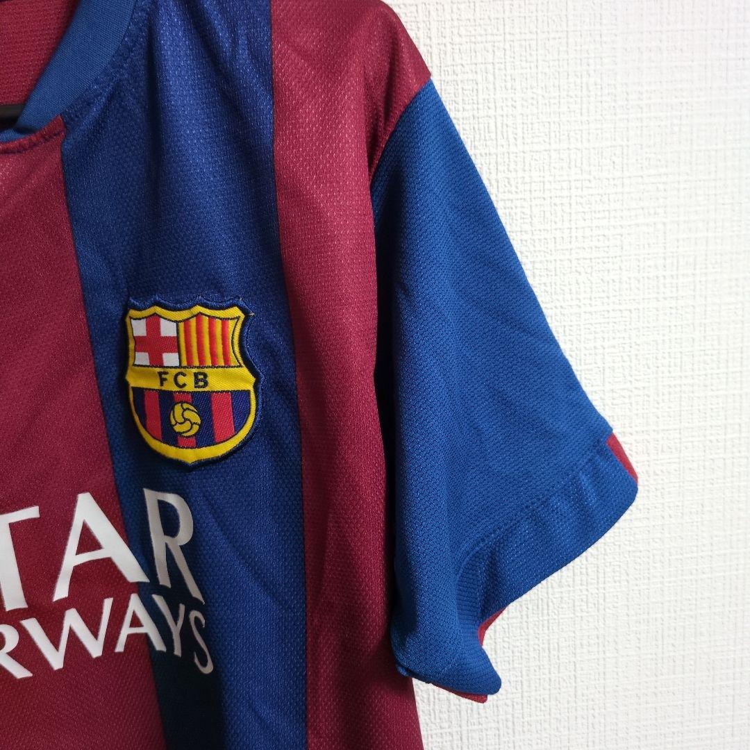 バルセロナ　メッシ　ユニフォーム　バルサ　半袖　サッカーシャツ