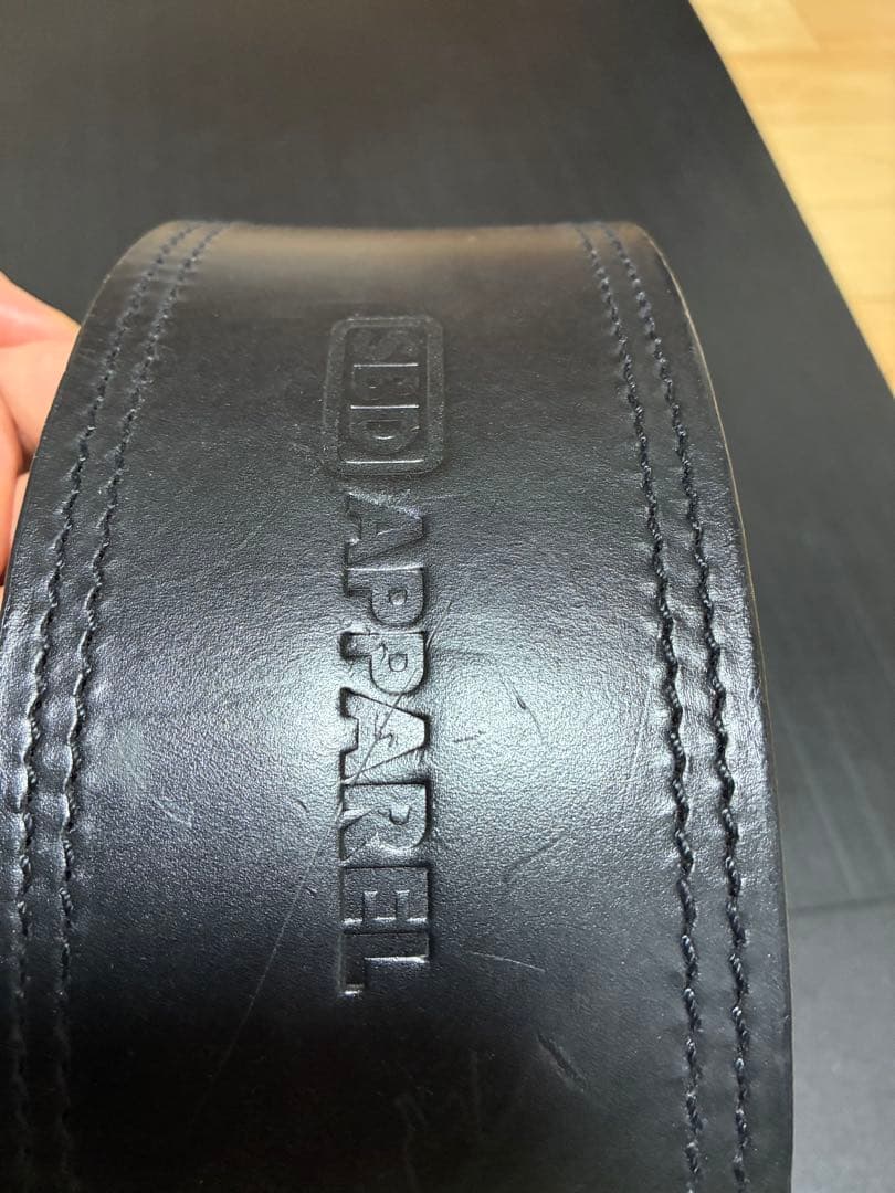 SBD パワーベルト 黒 レザー