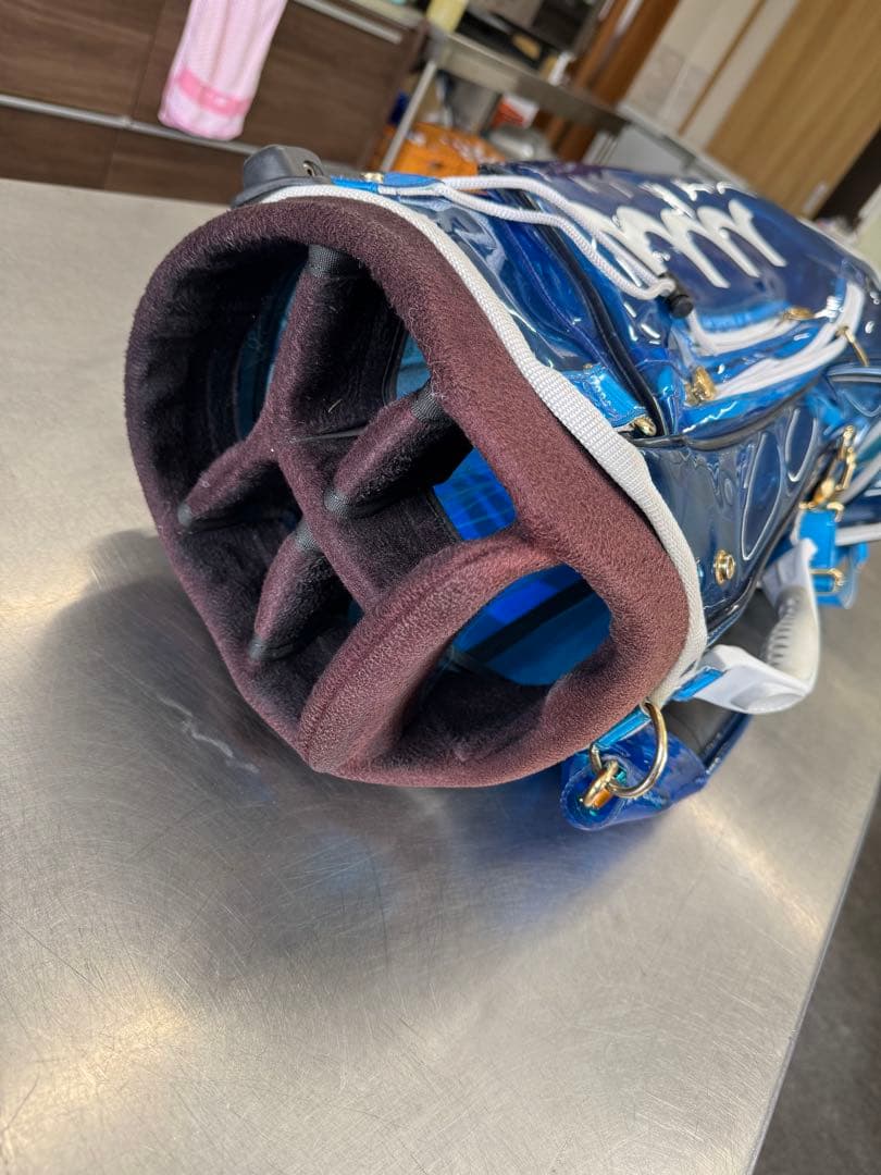 213vege MARINE ゴルフバッグ 青 ヘッドカバー付き