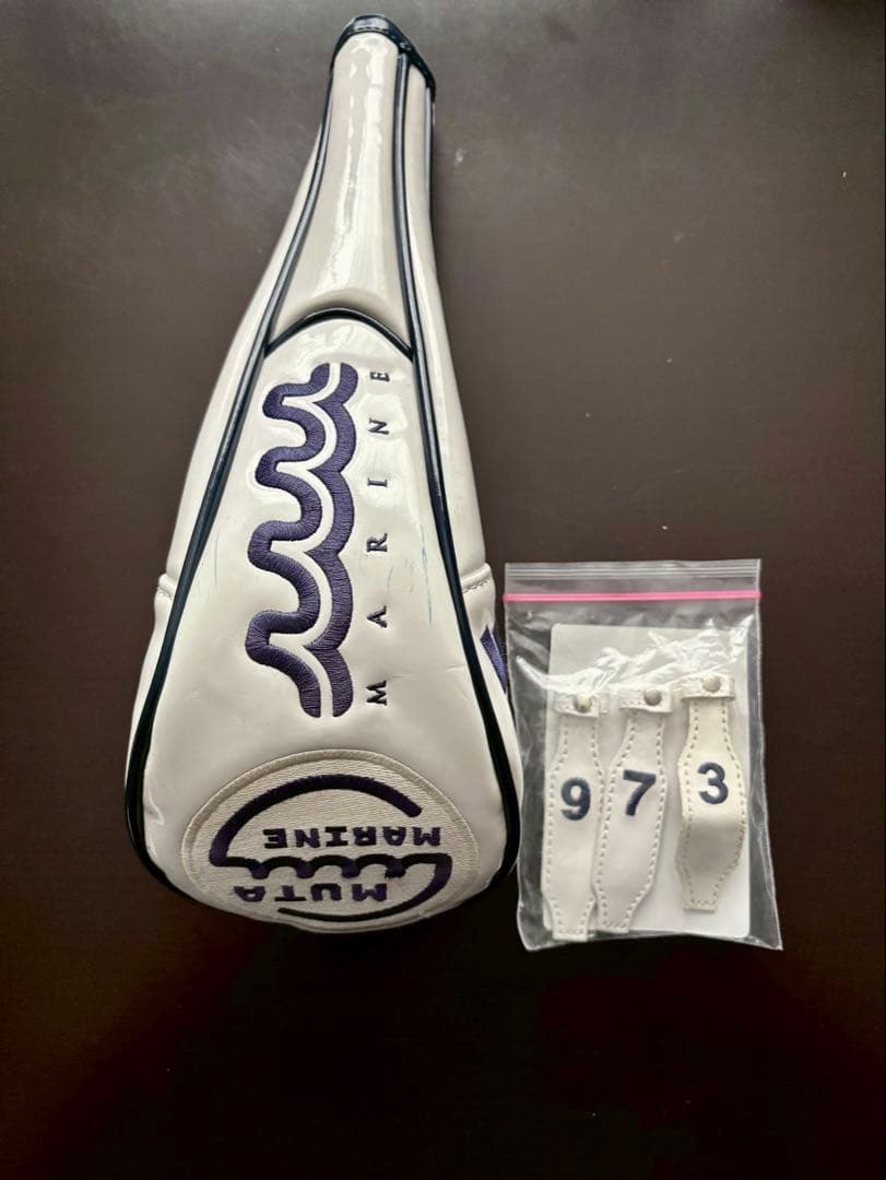 213vege MARINE ゴルフバッグ 青 ヘッドカバー付き