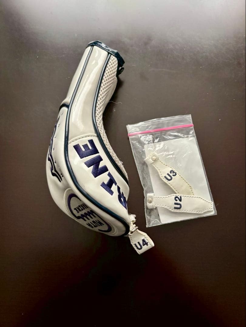 213vege MARINE ゴルフバッグ 青 ヘッドカバー付き