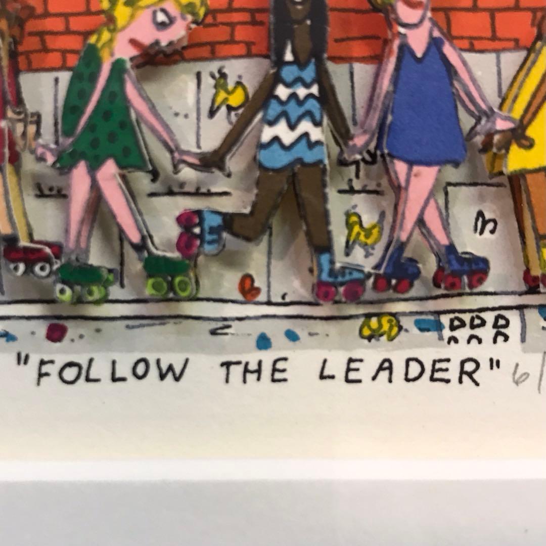 ジェームスリジィ 3D 希少 特別額装入り FDLLOW THE LEADER