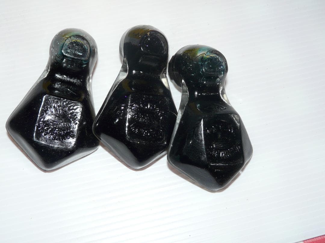 1960年代　モンブラン　ボトルインク　未開封　3個　黒　ブルーブラック 万年筆