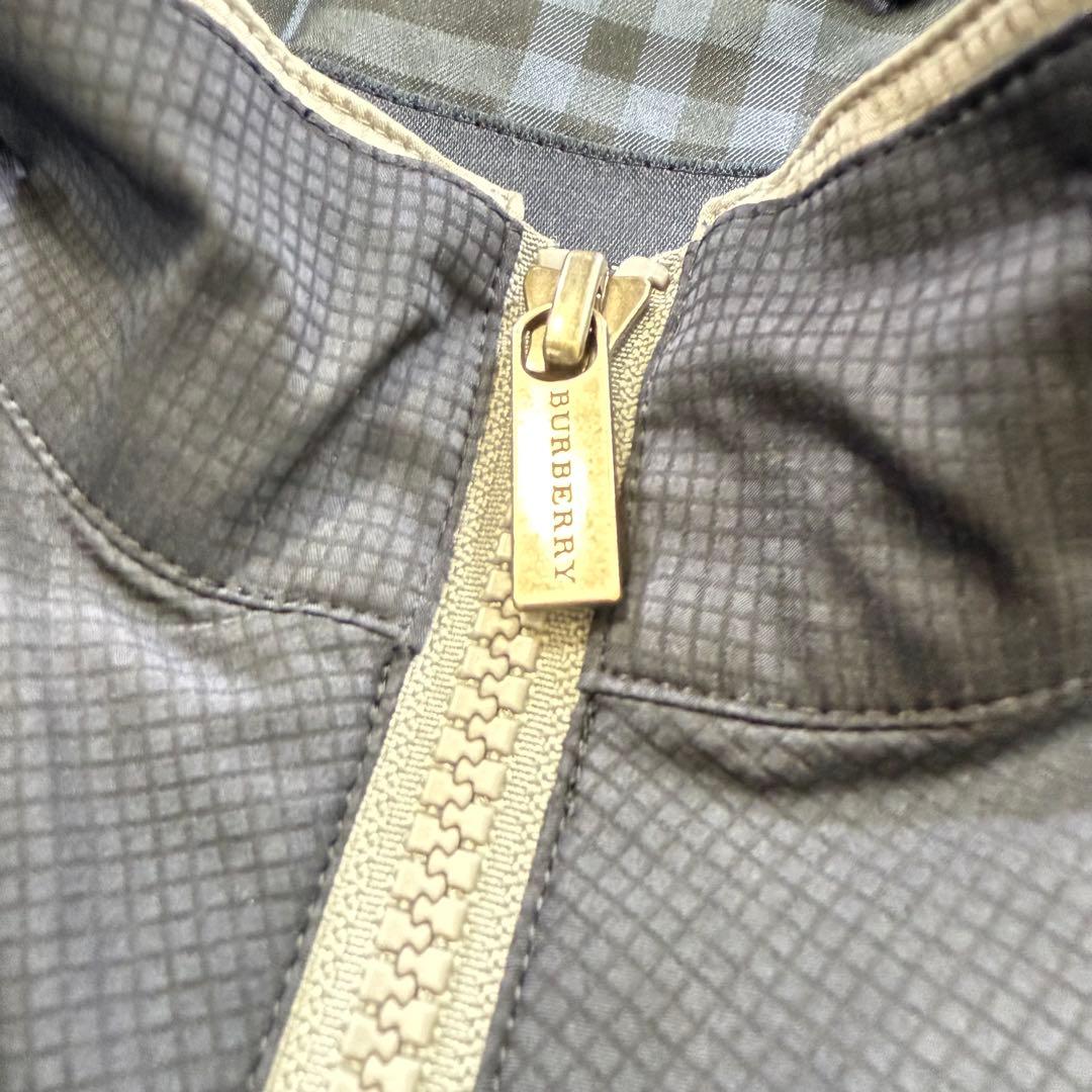 BURBERRY GOLF 刺繍ロゴ ブルゾン ジャケット ダークグレー LL