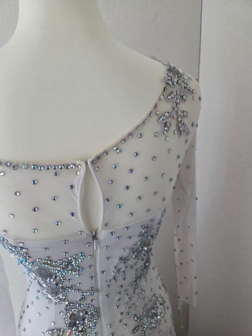 スタンダードドレス ホワイト ボールルーム 社交ダンス