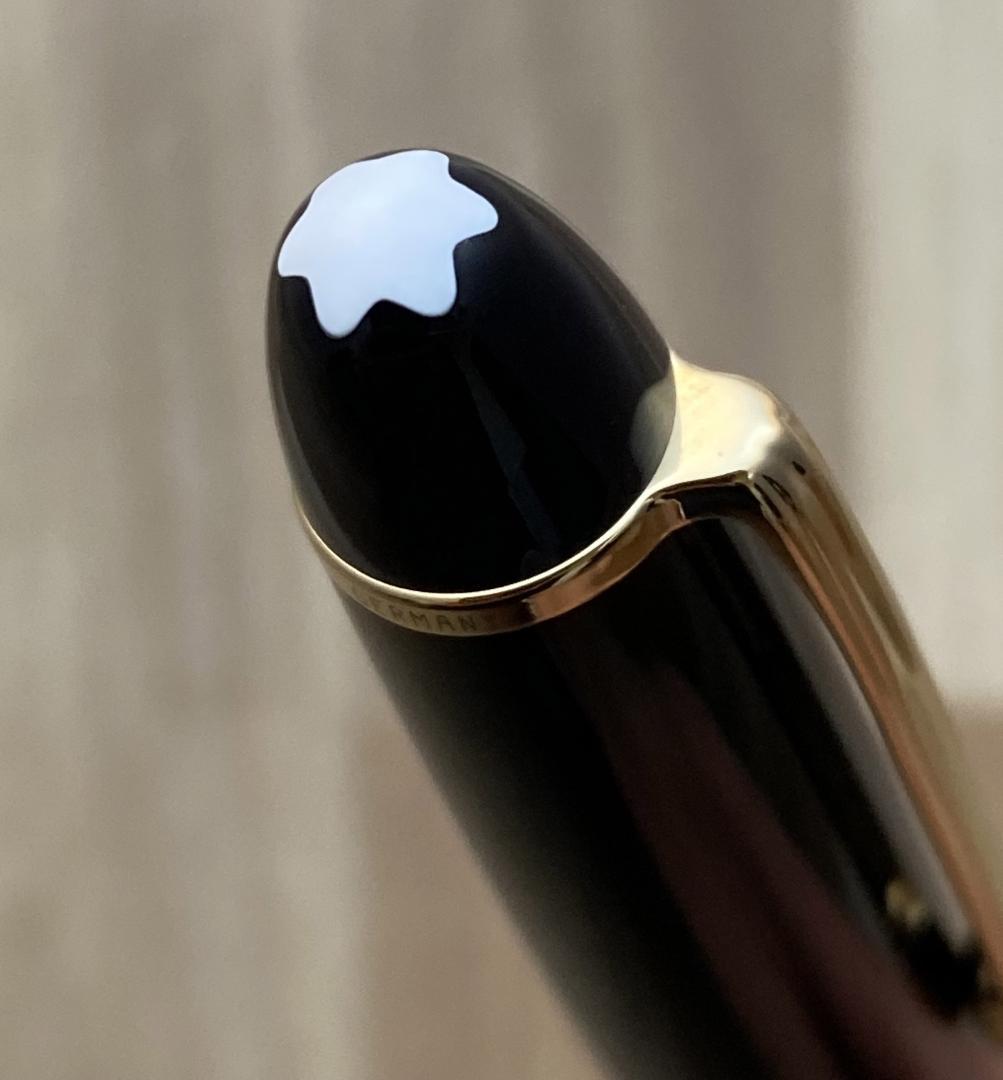 未使用に近い モンブラン ル・グラン 161 ブラックｘゴールド ボールペン