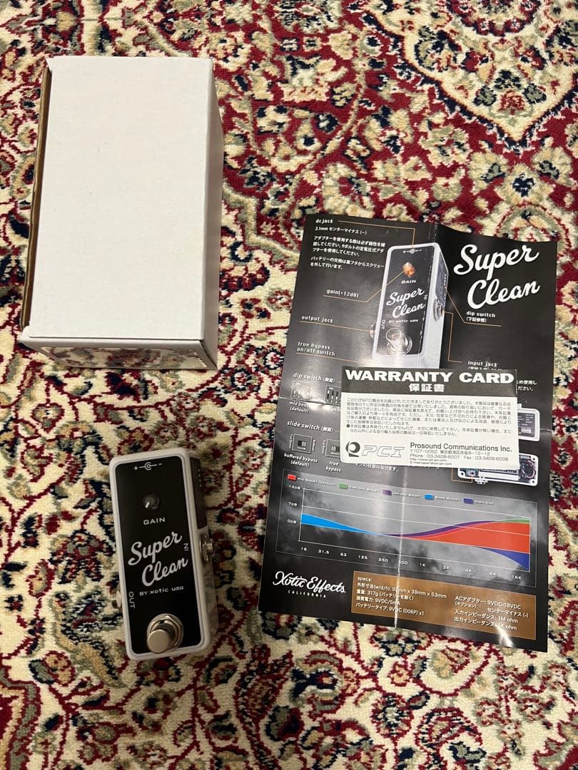 ギター Xotic Super Clean