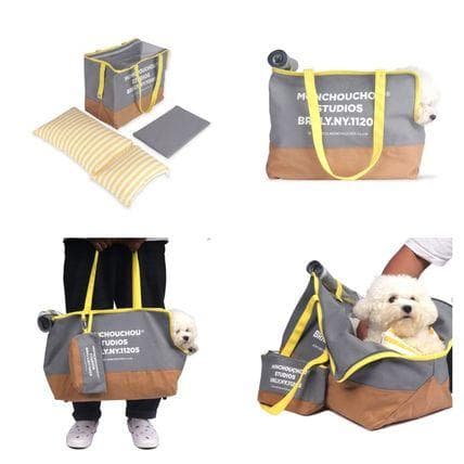 ＊MONCHOUCHOU　キャリーバッグ　L　グレー　＊