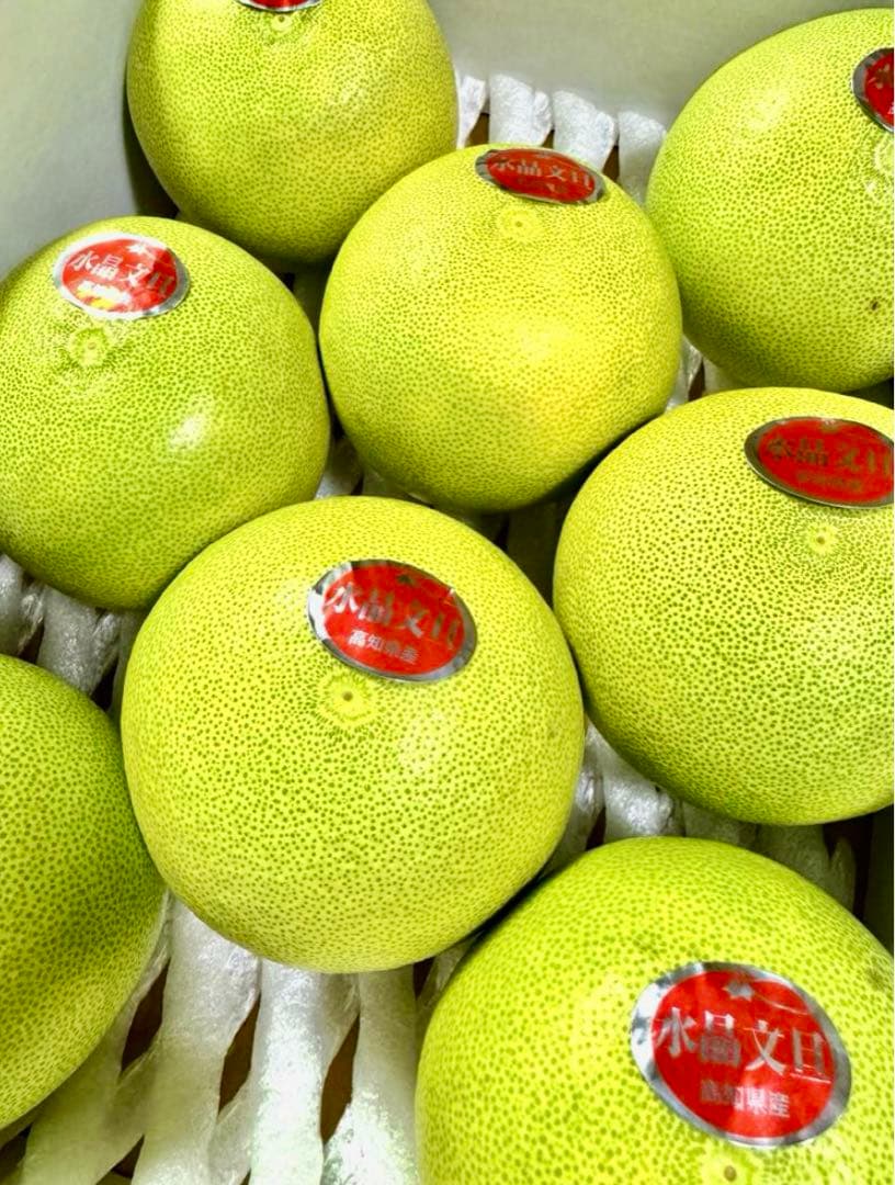 2高知特産 水晶文旦 8～6玉入 約3kg ×4箱文旦 産地直送 送料無料