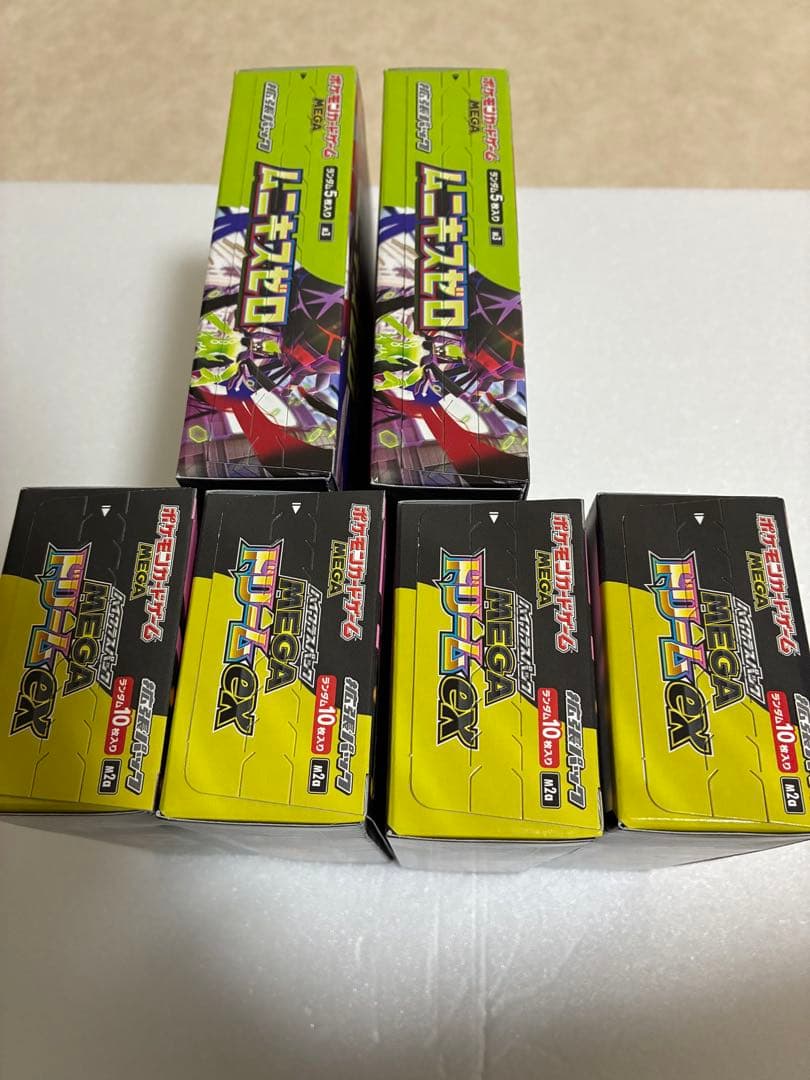 メガドリームex ムニキスゼロ　シュリンクなしペリペリ付き6BOX 未開封