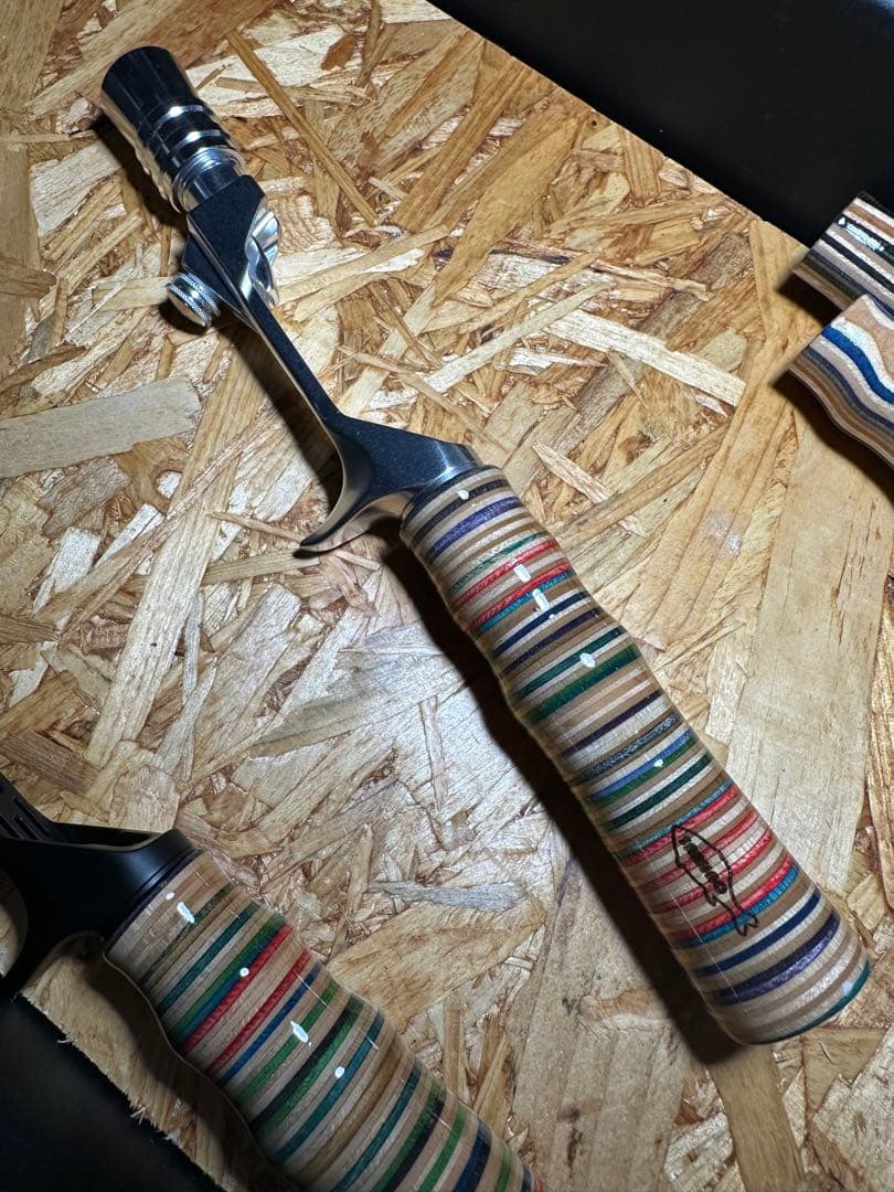 オフセットグリップスケートボードグリップ　トップウォーター 渓流　チャンピオン