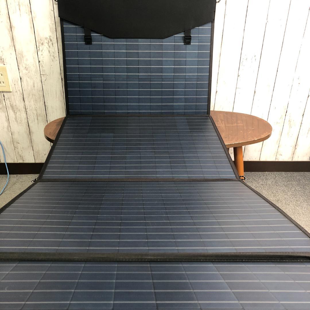 【極美品】ソーラーパネル 折りたたみ ポータブル電源 家庭用 持ち運び 　O