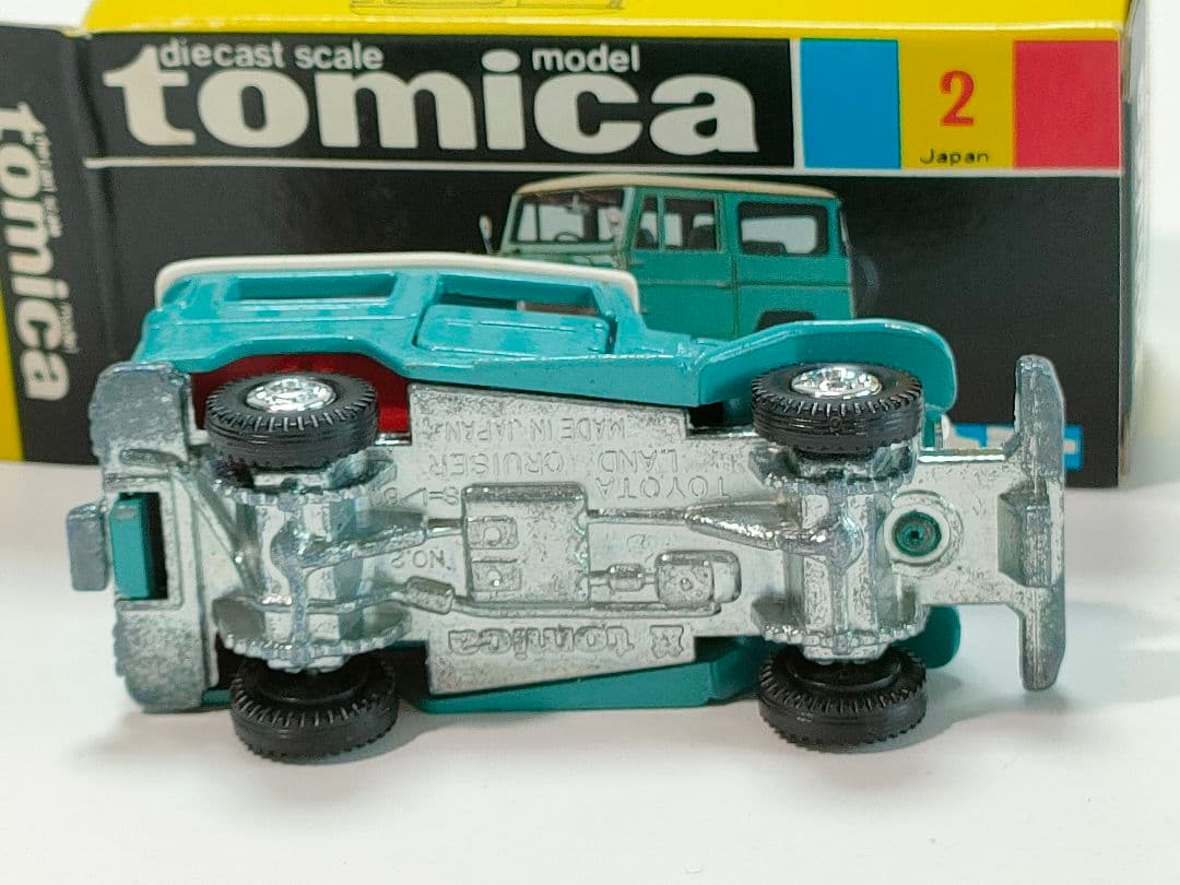 黒箱トミカ 2　トヨタランドクルーザー　美品　日本製　デッドストック