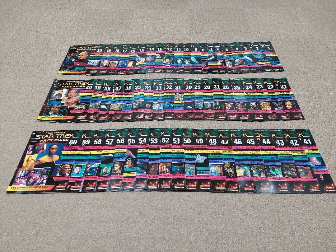 デアゴスティーニ　スタートレック　ファクトファイル全巻セット・フィギュア他