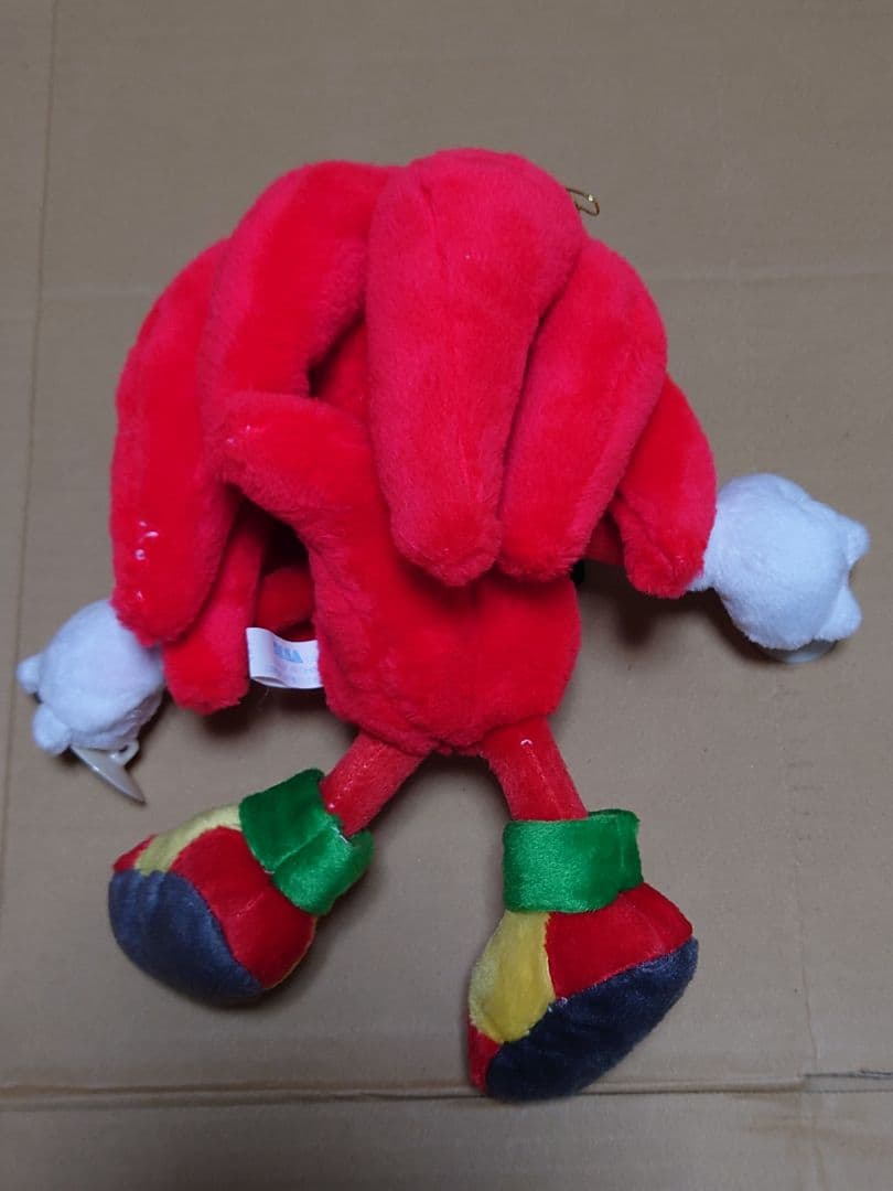 ソニック　ジャンボセガソニックぬいぐるみ　ナックルズ　1995年