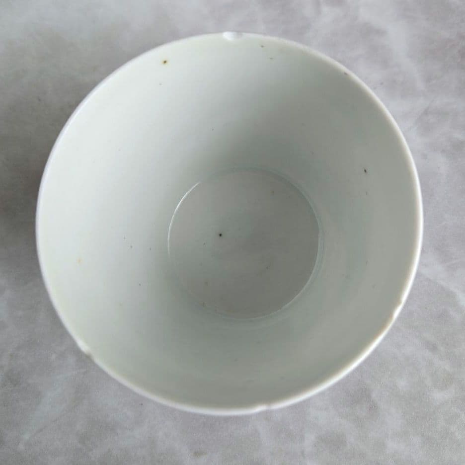 古伊万里　染付　猪口　向付　酸漿　アンティーク　骨董　覗き　江戸時代