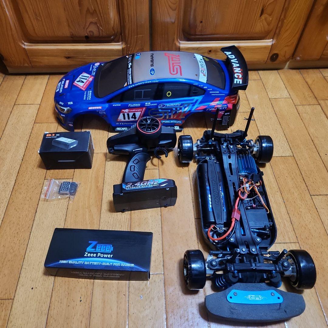 タミヤ ドリフト ラジコン フルセット　TT01　　新　ラリー　ボディ　tt02