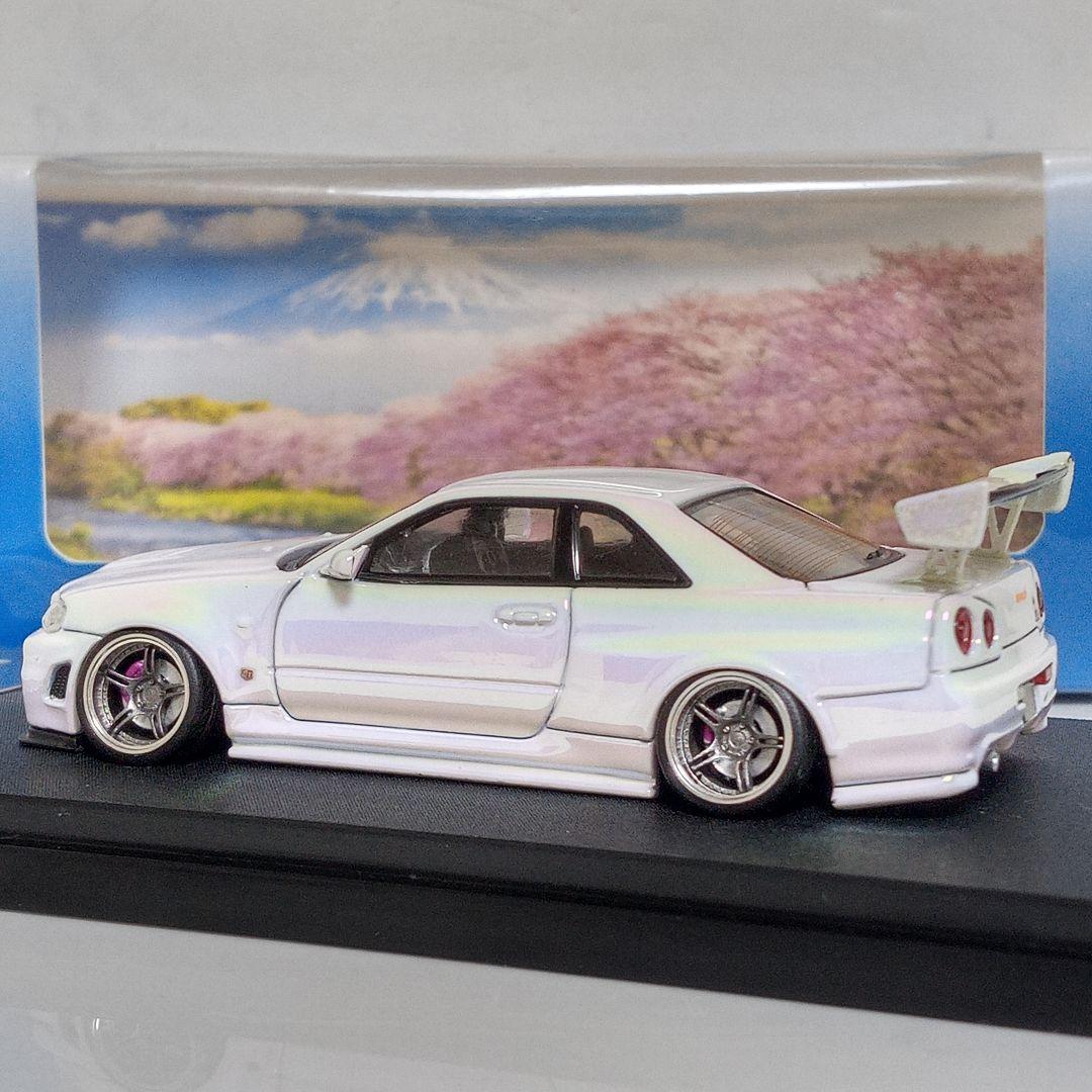 1/64 R34 GTR 改　パールホワイト限定品