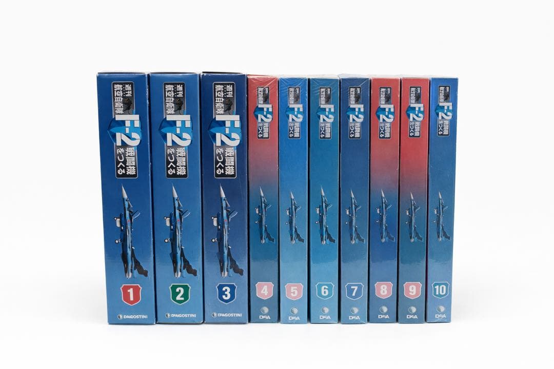 未組立 デアゴスティーニ　航空自衛隊 F-2戦闘機をつくる 1/24 模型