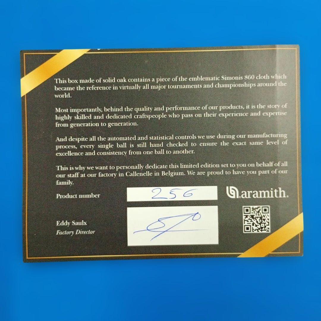 ボール　アラミス100（箱入） 限定モデル　aramith100